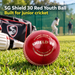 SG Shield 30 Red Youth Leather Cricket Ball - cricket practice setting