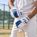 Cricketer using SG Super Club Cricket Batting Gloves - practice lifestyle