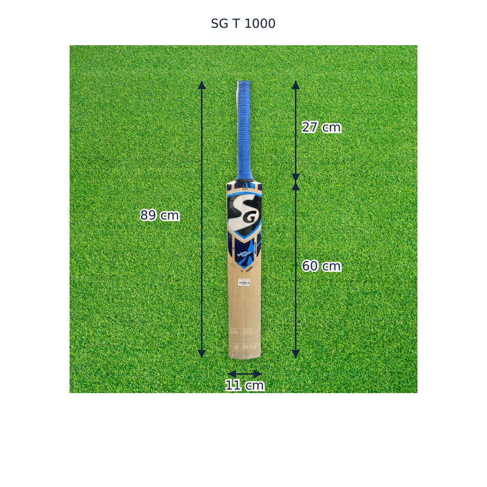 SG T-1000 dimensions in cm with measurement arrows