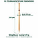 SG Tournament stump - 80 cm overall, 12.5 cm girth and 570 g per stump