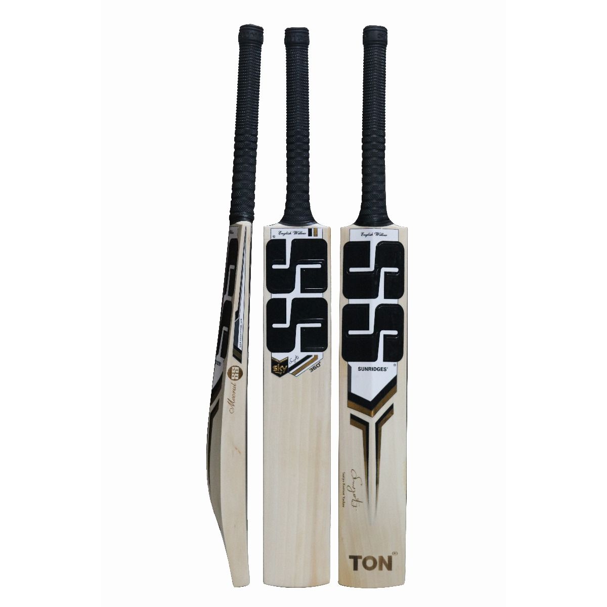 SS SKY 360 English Willow Junior Cricket Bat - Size 6 (Six)