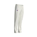 Sportiff cricket trousers showing the elasticated drawstring waist and branding