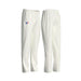 Sportiff white cricket trousers shown from the front and rear