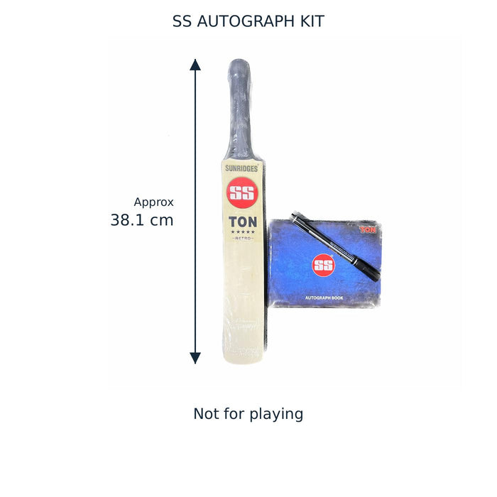 SS autograph kit miniature bat approximately 38.1 cm overall - not for playing