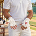 Cricketer wearing SS Club Plus fingerless batting inners showing the plain palm, open fingertips and SS logo on the back
