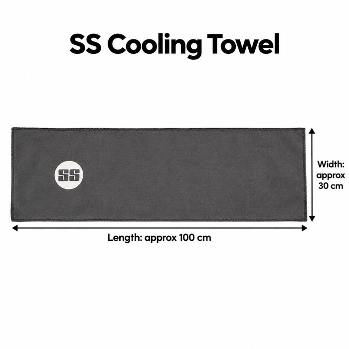 SS cooling towel dimensions - arrowed measurements