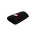 SS Premium Pro black cricket wrist guard angled view showing slip-on opening