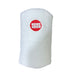 SS Premium Pro white cricket wrist guard front showing red SS badge