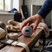 SS swing cricket ball picked up from a changing-room bench