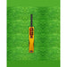 SS yellow plastic cricket bat rear profile with black grip