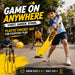SS plastic cricket bat used for a casual tennis ball game