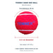 Tennex pack of 3: diameter 6.3 cm, circumference 20 cm, weight 125-130 g per ball