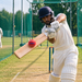 Tennex hard red cricket tennis ball used for batting practice in nets
