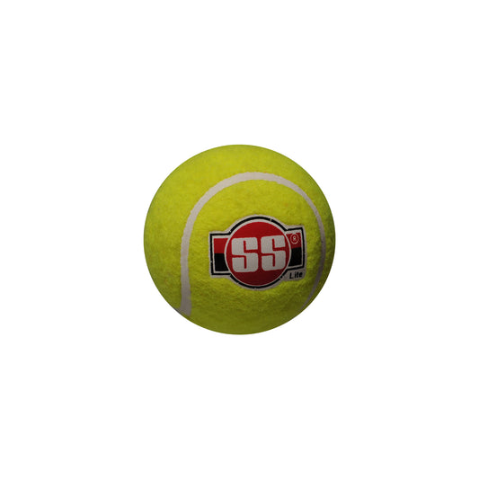 SS Soft Pro Tennis Ball for Cricket Yellow Light
