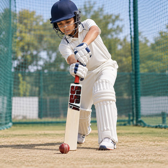 SS Tiger junior Size 4 cricket bat in use