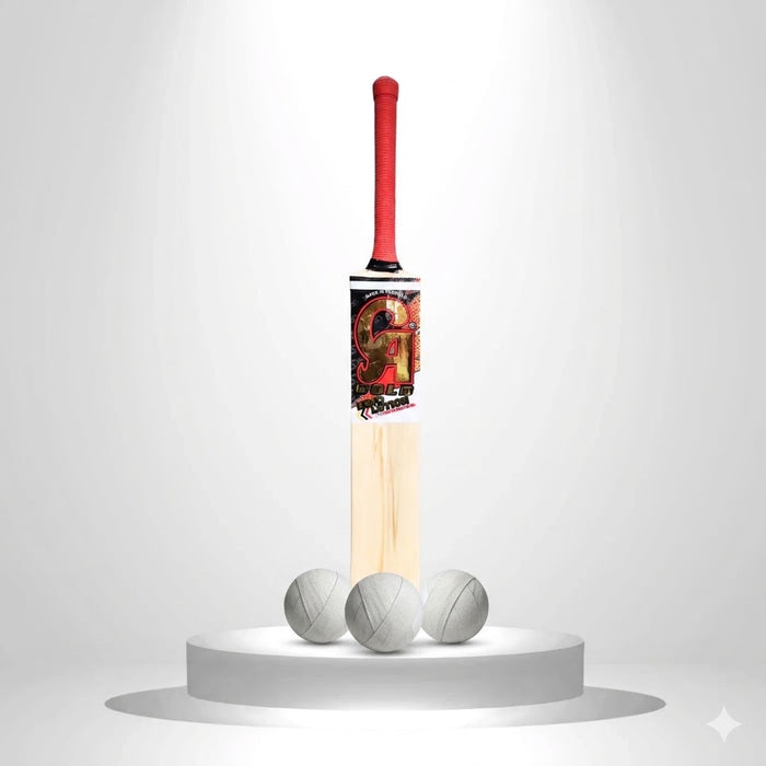 CA Gold Revolution Tape Ball Cricket Bat Combo + Ball