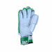 ZAP Neon white and green geometric-pattern cricket batting gloves - product view 5