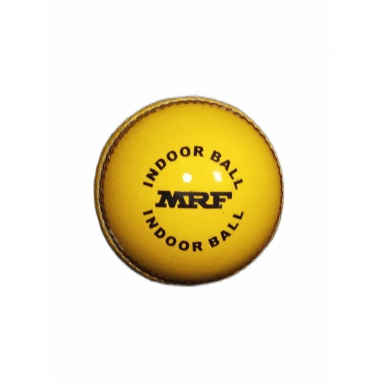 MRF Indoor Cricket Ball - Yellow