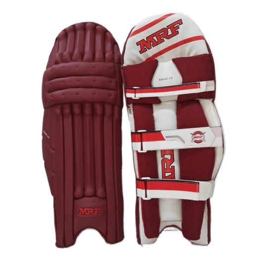 MRF Genius Grand Edition 3.0 Color Cricket Batting Leg Guard Maroon, Blue, Green, Black