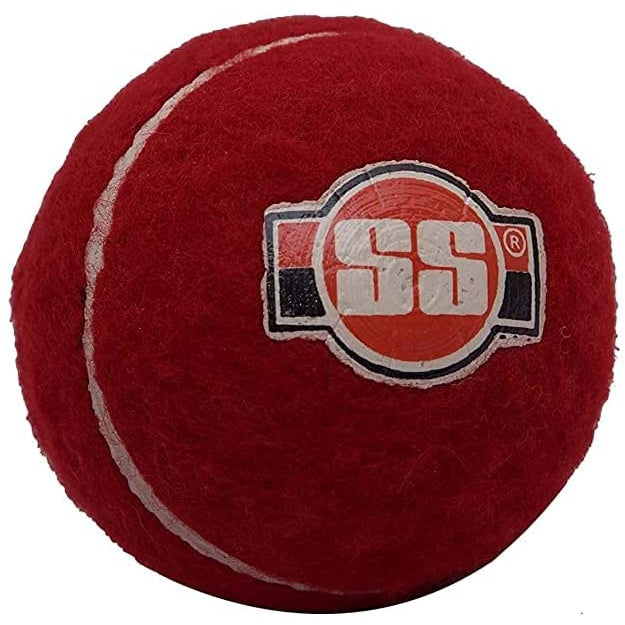 SS Soft Pro Tennis Cricket Ball Red (Pack of 3)