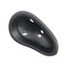 Rear of MRF Genius abdomen guard showing contoured inner shell, ventilation openings and padded surround