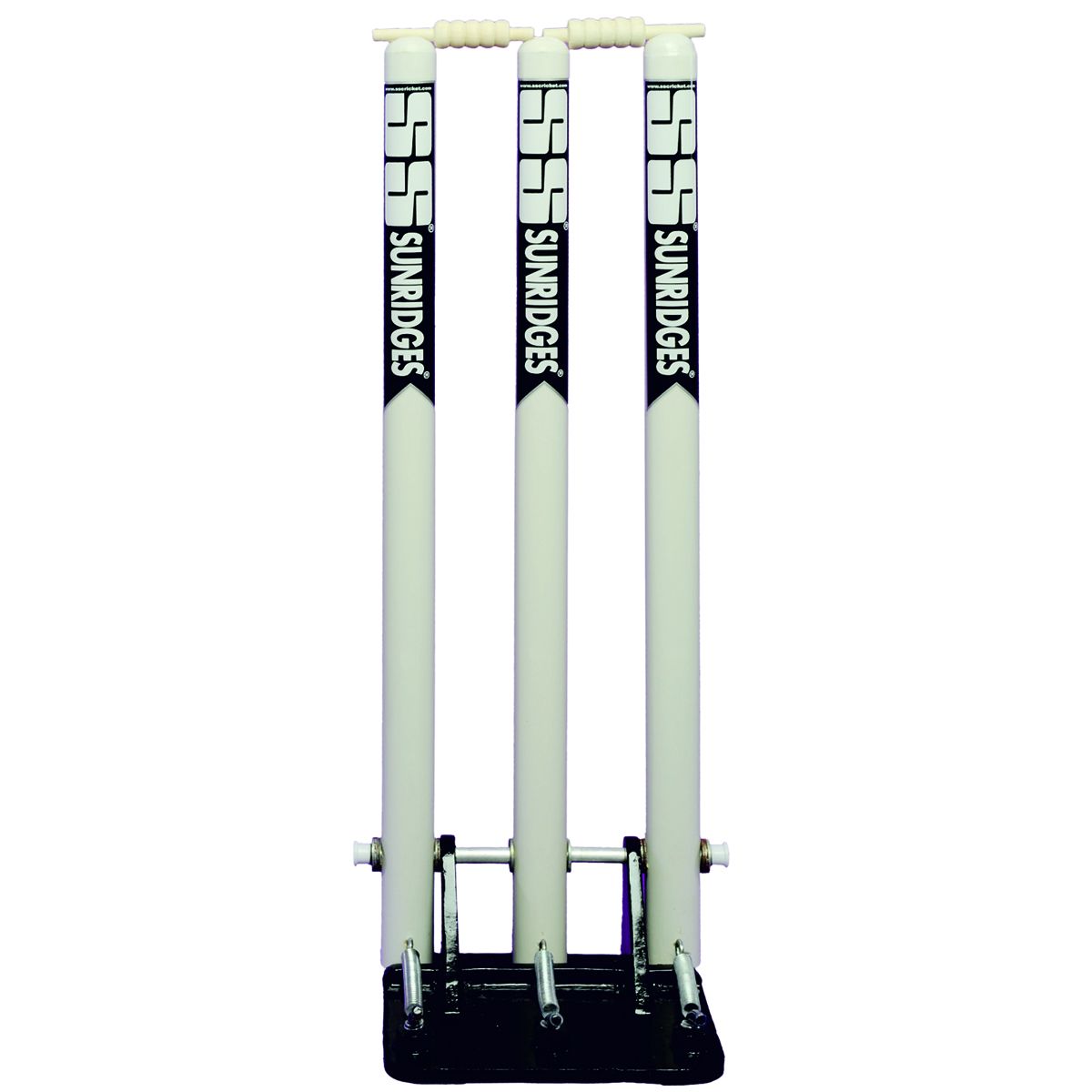 SS Spring Loaded Stumps for Cricket - Heavy Duty