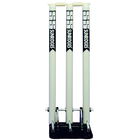 SS Spring Loaded Stumps for Cricket - Heavy Duty